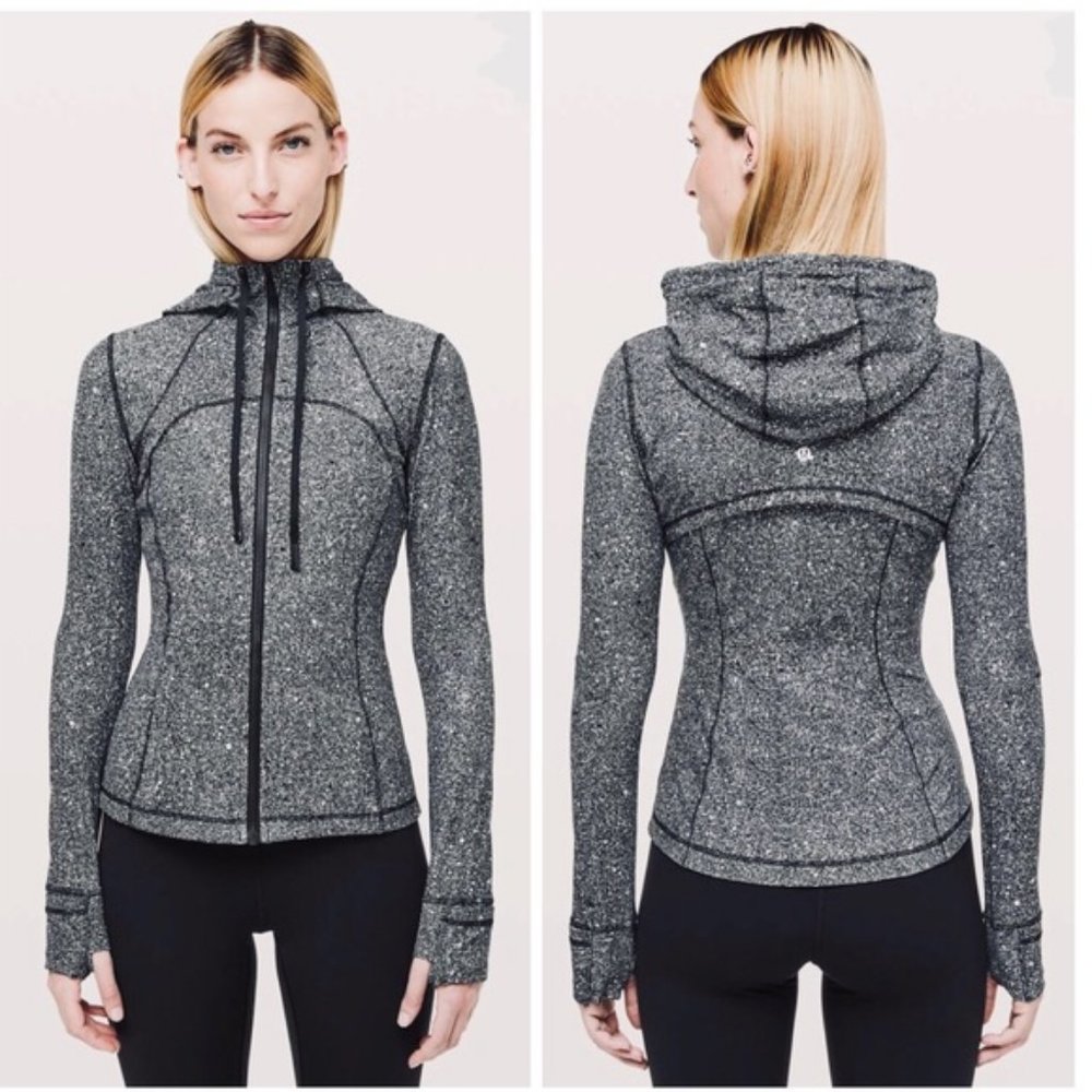 RARE NWT Lululemon Hooded Define Jacket *Nulu* Luminesce Splatter Size 8